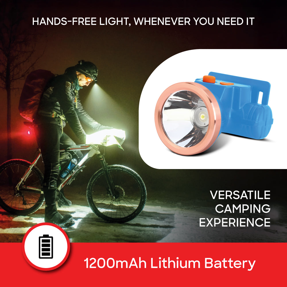 Sanford SF1052HL 3W LED headlamp illuminated beam demonstration