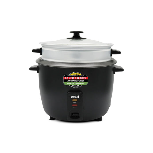 1.8L electric rice cooker with steamer sanford 1