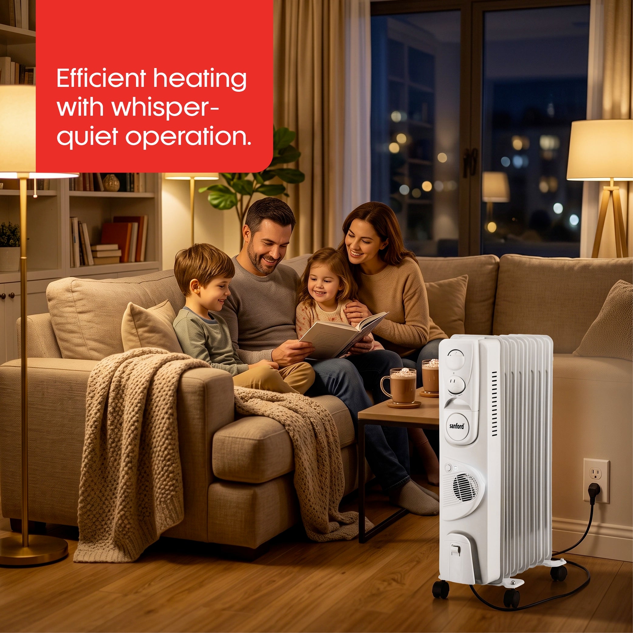 Sanford Oil Heater 7 Fins 1900W with Turbo Fan Function - SF1209OH Sanford KSA
