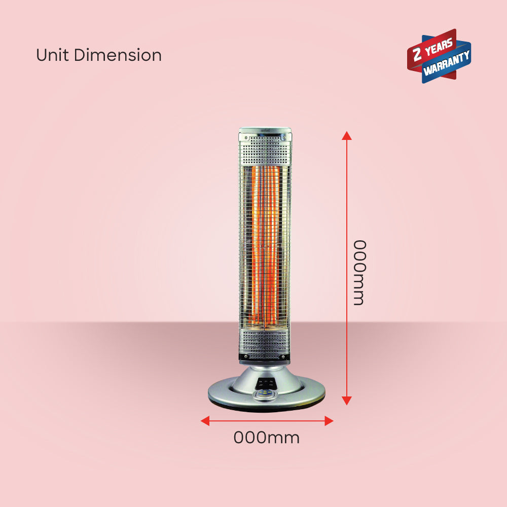 Sanford SF1281CRH-D carbon heater in use demonstration