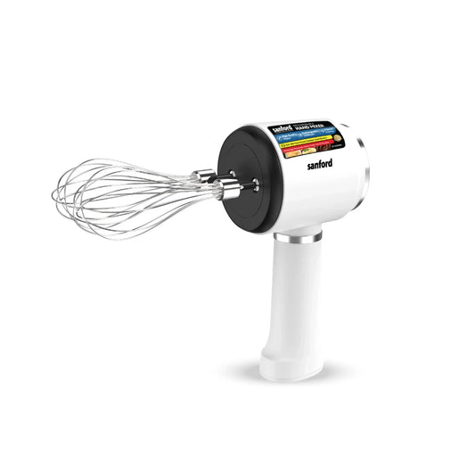 Rechargeable hand mixer 3 speed stainless steel beaters portable sanford 1