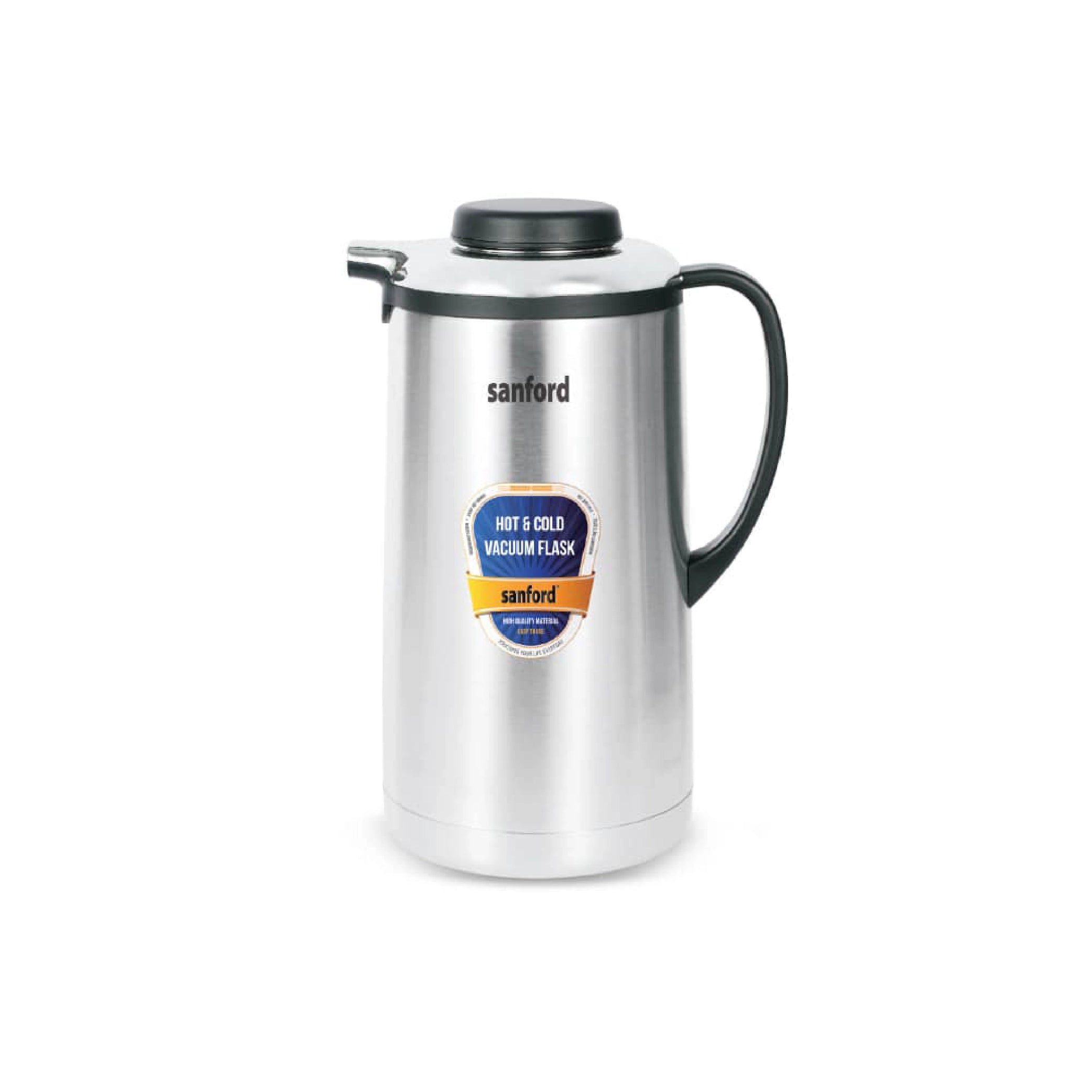 Sanford Vacuum Flask 1300ml Stainless Steel, Hot & Cold Use - SF162SVF Sanford KSA