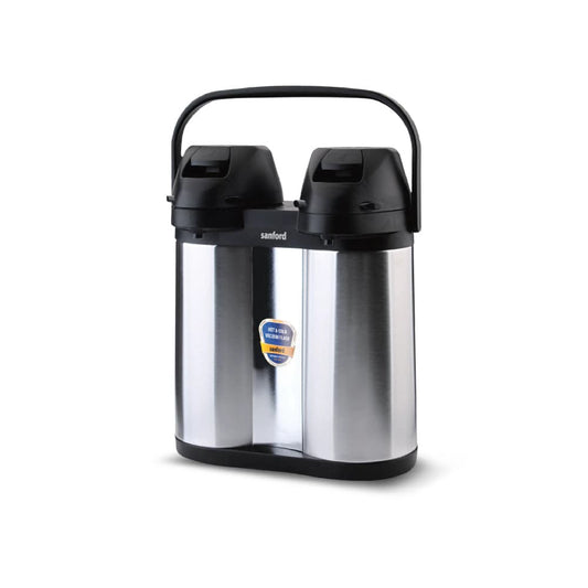 Sanford Airpot Vacuum Flask 3800ml with Unbreakable Shell, Hot & Cold Use - SF1642AVF Sanford KSA