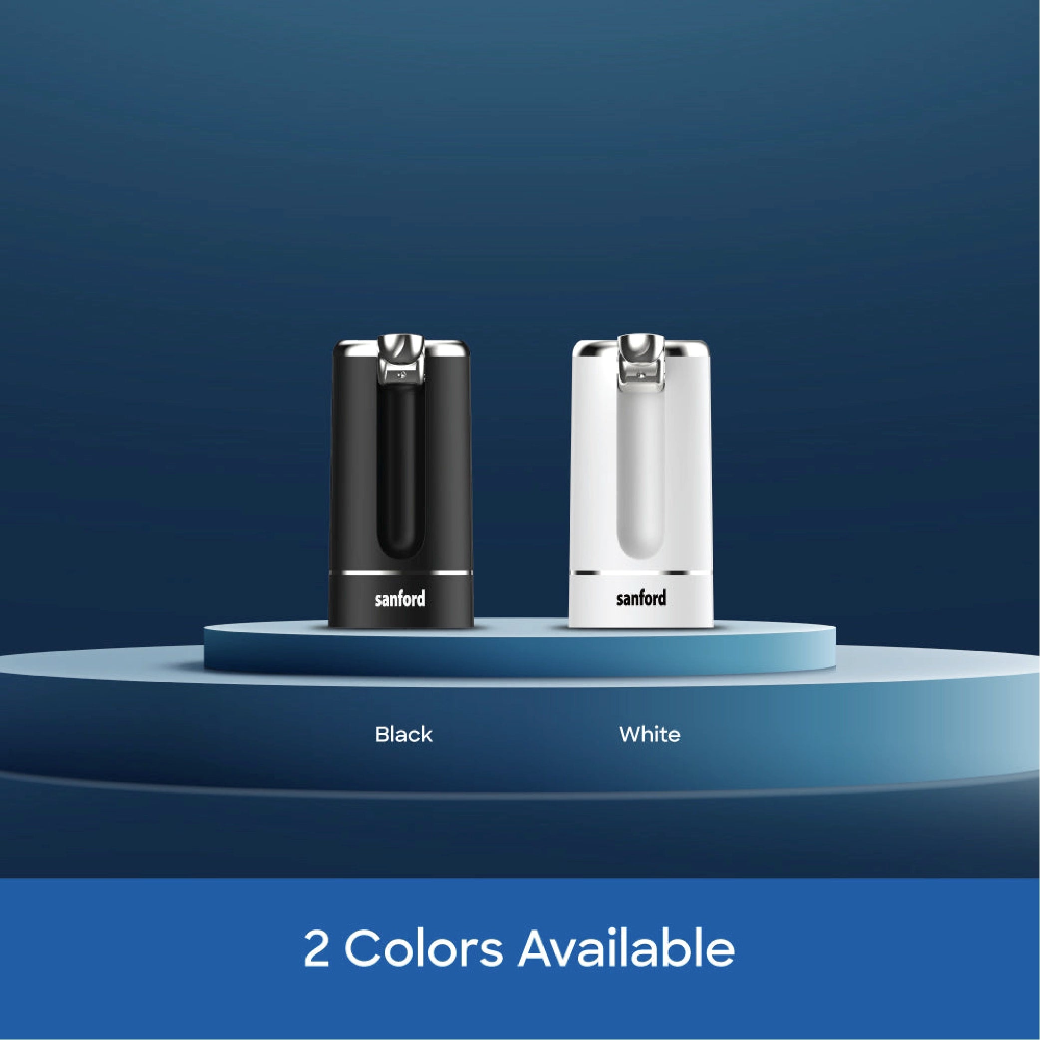 Sanford Rechargeable Water Dispenser 1200mAh with Type-C Charging and Foldable Pipe - SF1801BWD Sanford KSA