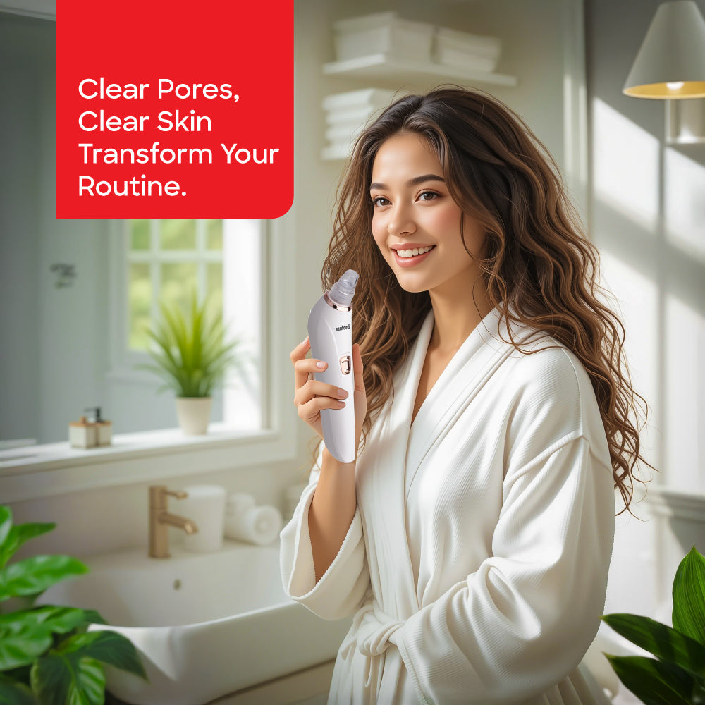 Sanford SF1905PC cleaner deep facial care attachments display