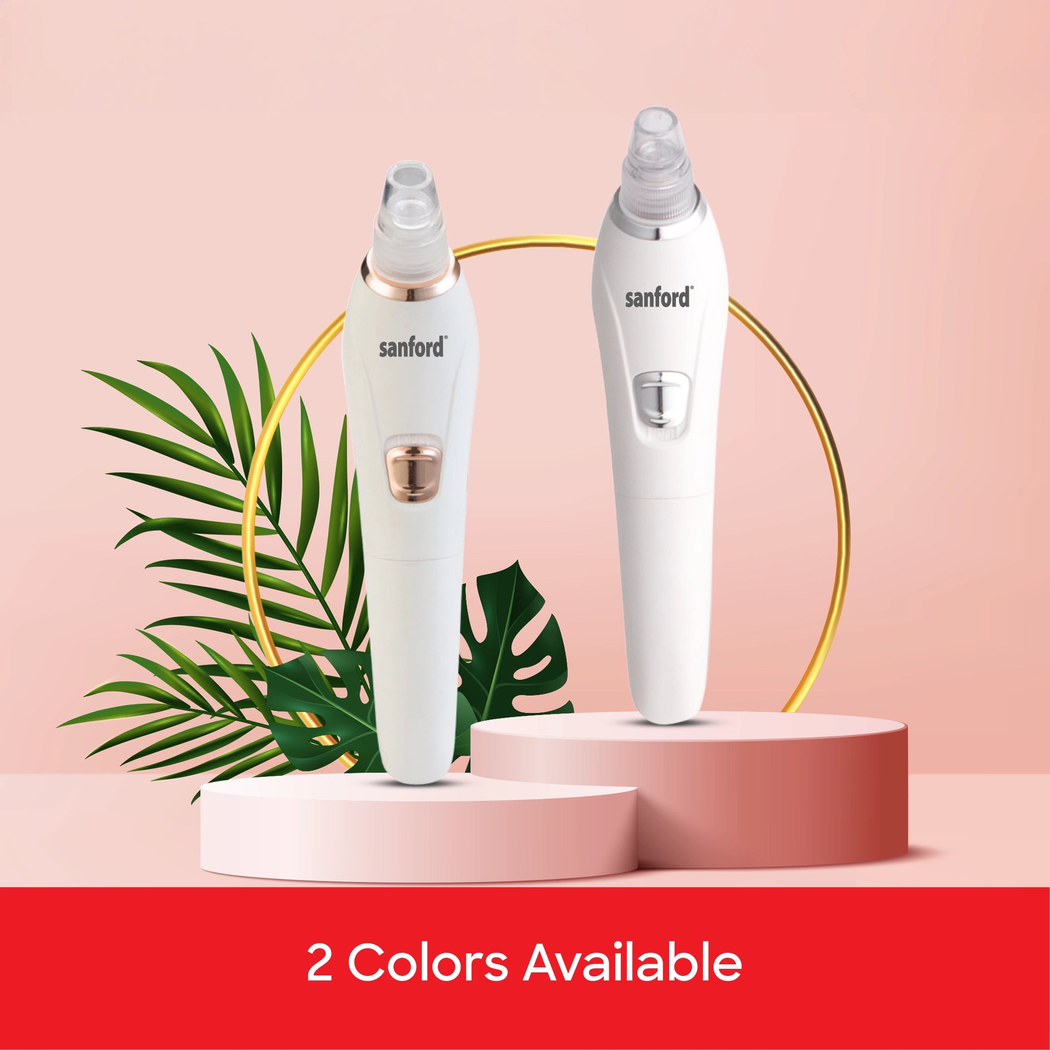 Sanford Pore Cleaner with 6 Replaceable Heads for Deep Facial Care - SF1905PC Sanford KSA