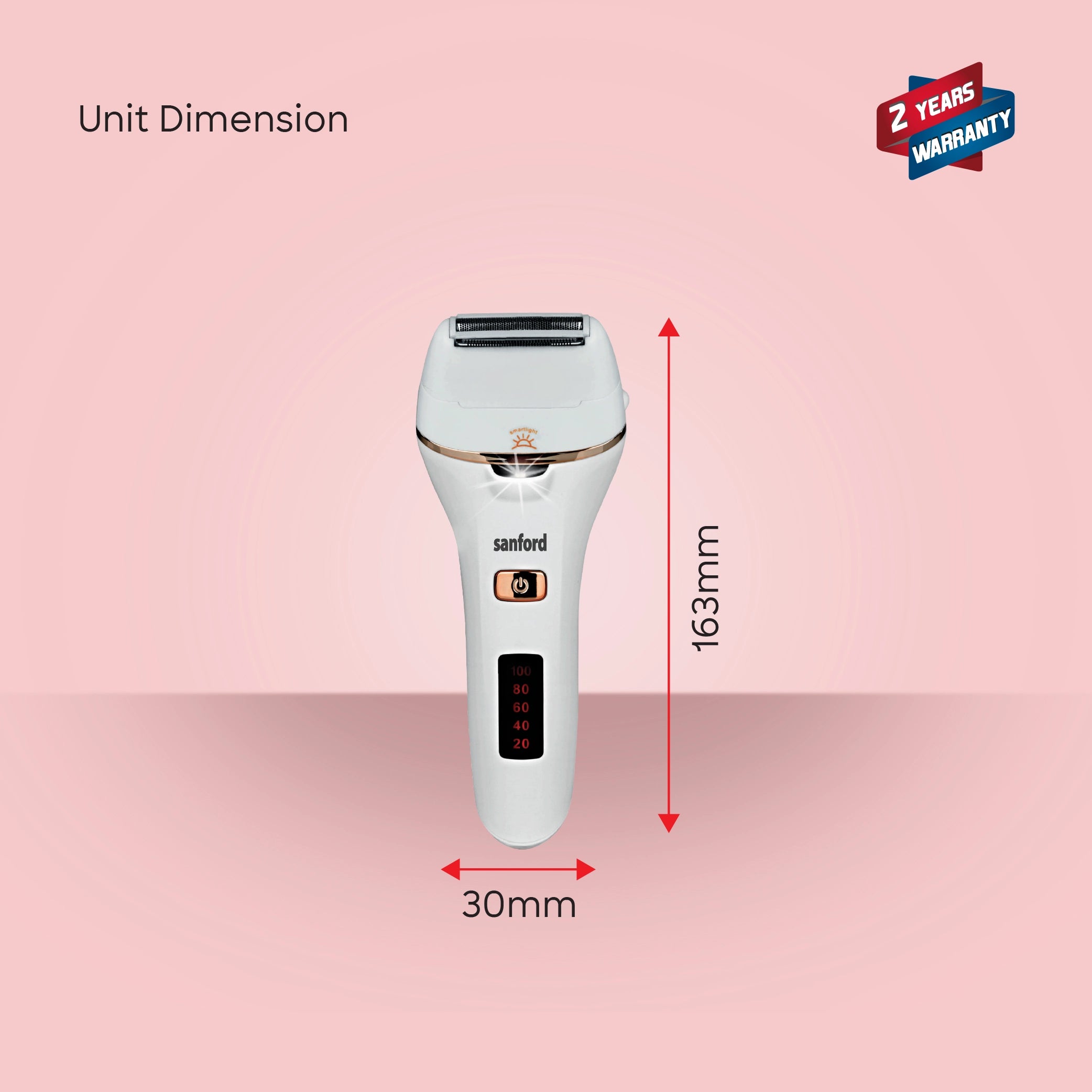Sanford 4-in-1 Rechargeable Lady Epilator Grooming System with Precision Heads - SF1918LE Sanford KSA