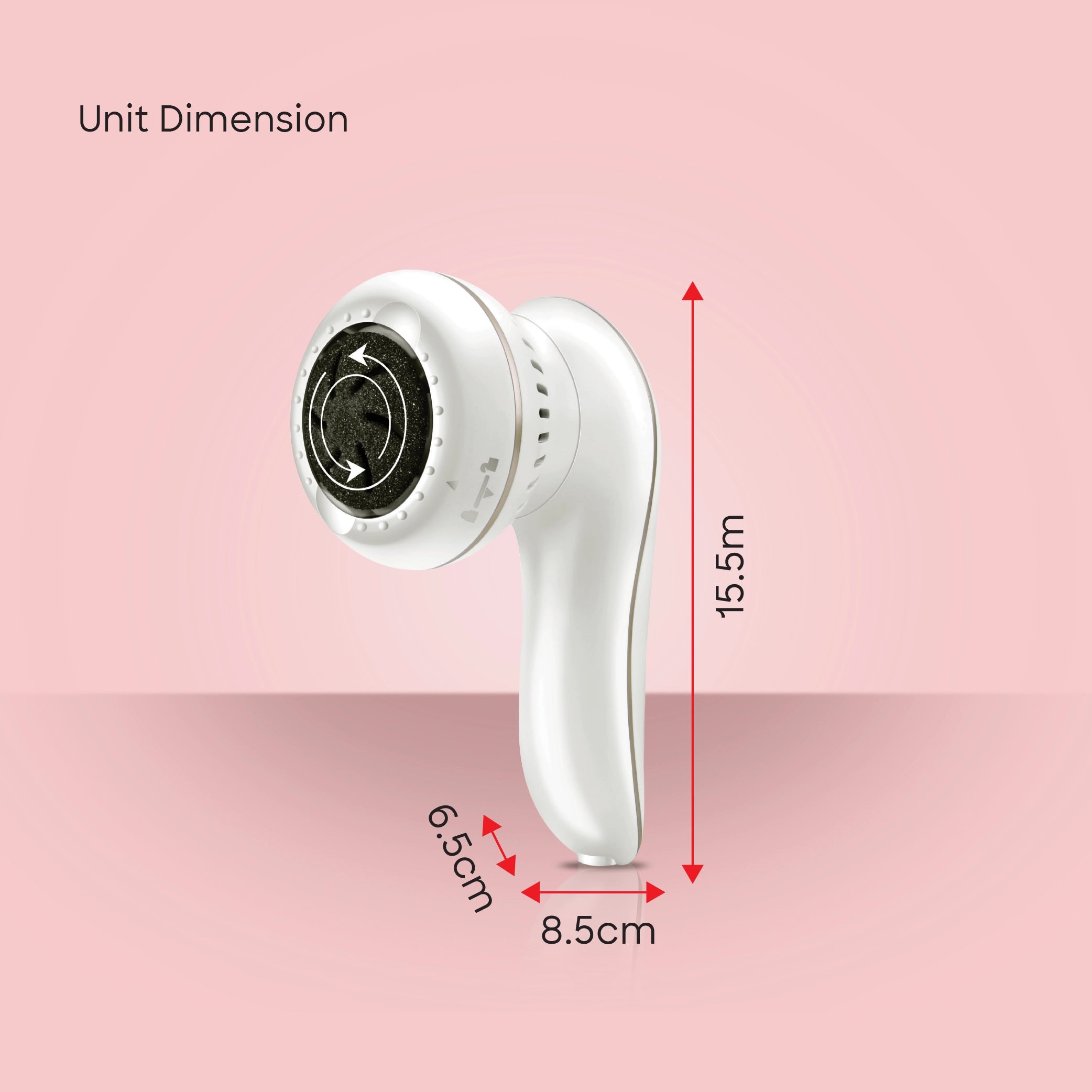 Sanford Callus Remover with Built-In Vacuum & Long-Lasting Use - SF1926CR Sanford KSA