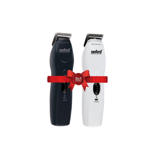 Sanford Rechargeable Hair Clipper 2-in-1 Combo USB Charging Cordless 75 Min - SF1965HC-COMBO Sanford KSA