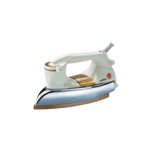Sanford Dry Iron 1200W Heavy Weight with Golden Ceramic Soleplate and Smooth Glide Control - SF20DI Sanford KSA
