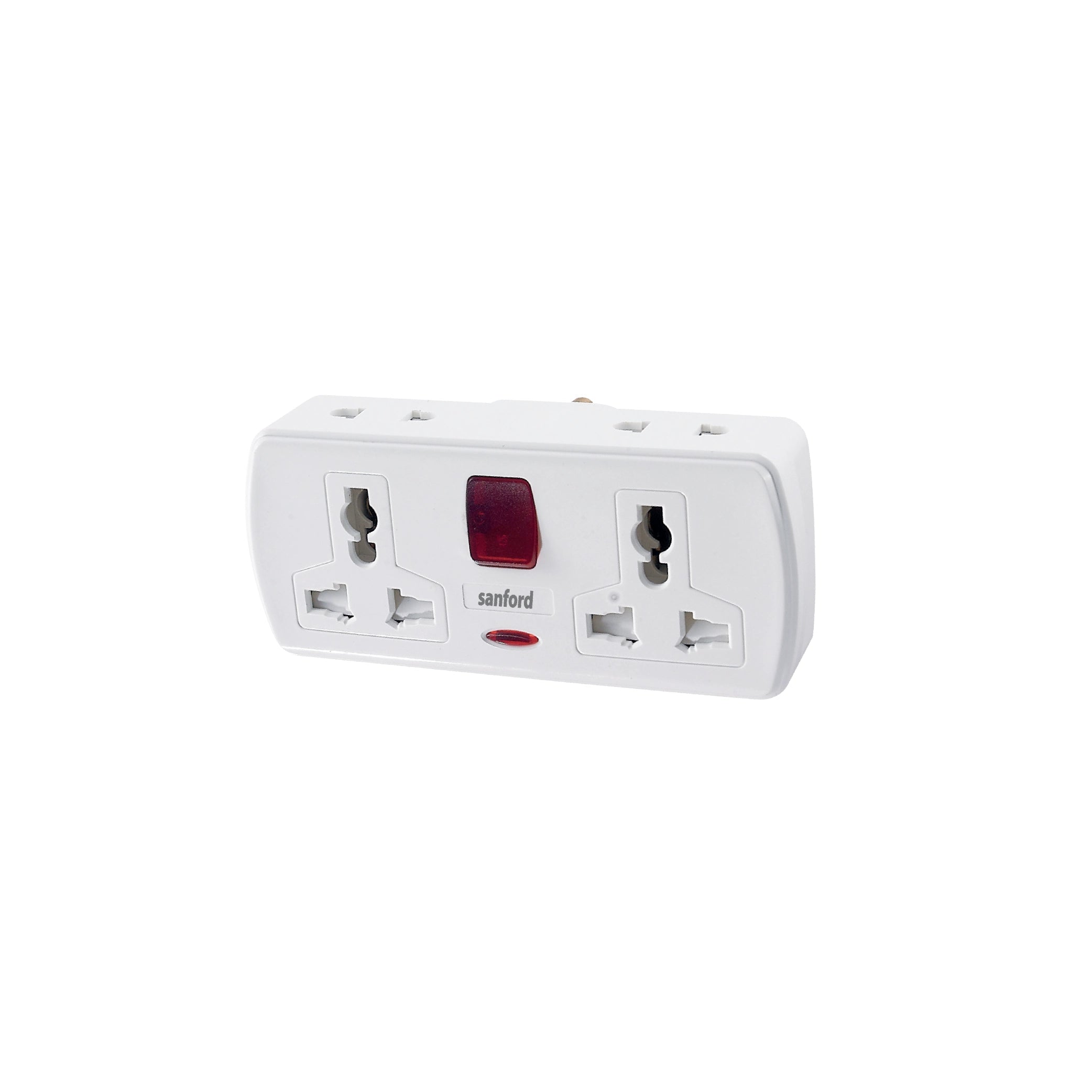 Sanford 2-Way Universal Extension Socket Power Adaptor with LED Switch - SF2300ES Sanford KSA