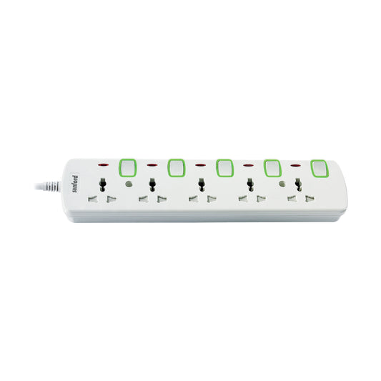 Sanford 5-Way Universal Extension Socket with Switches and 5 Meter Cable - SF2303ES Sanford KSA