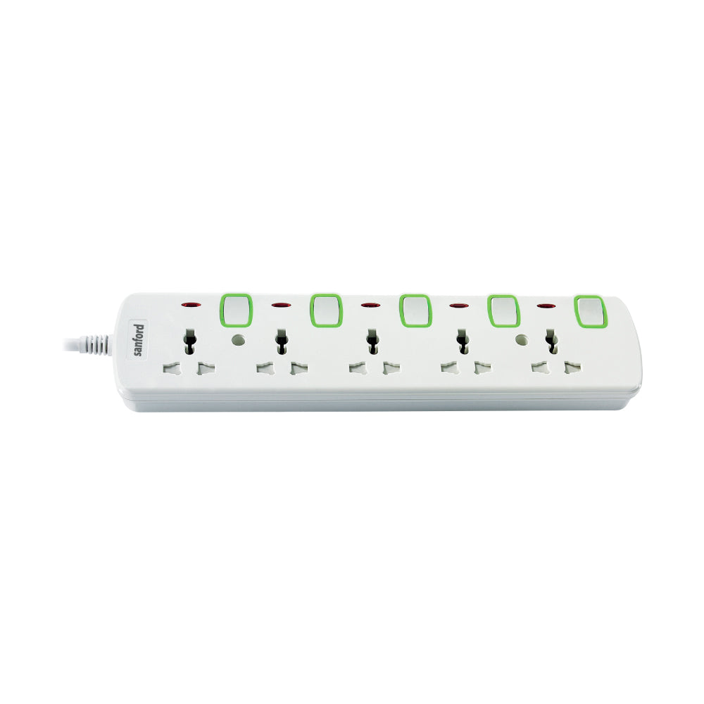 Sanford SF2303ES 5-way universal extension socket main view