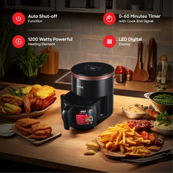 Sanford 4.0L Air Fryer with LED Display, 7 Preset Cooking Modes and 1200W Power - SF2455AF