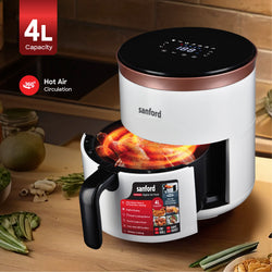 Sanford 4.0L Air Fryer with LED Display, 7 Preset Cooking Modes and 1200W Power - SF2455AF