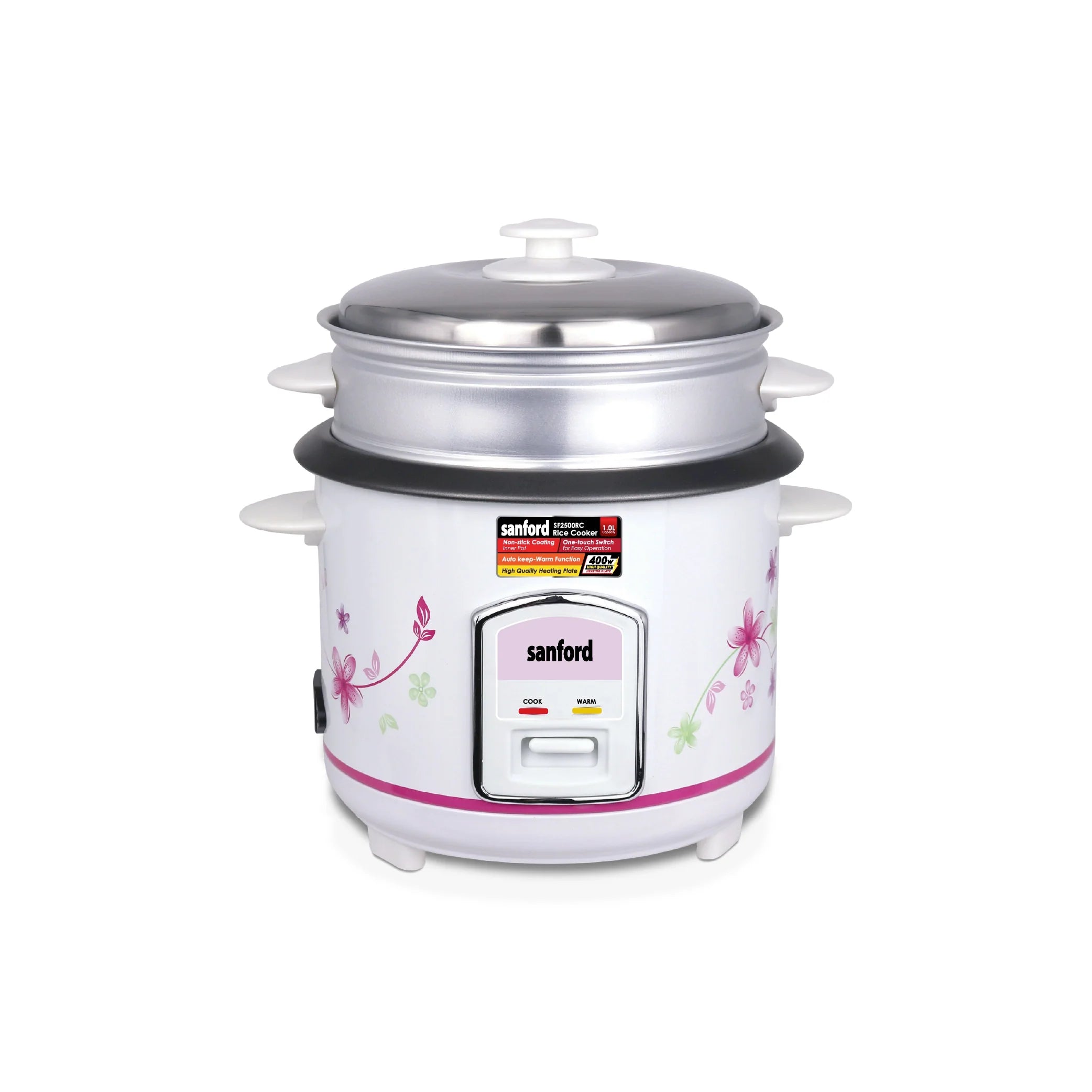 electric rice cooker 1.0L with steamer sanford 1