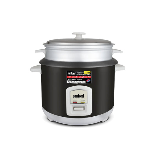 Sanford Rice Cooker 2.2L Non Stick Inner Pot 900W with Steamer - SF2502RC Sanford KSA