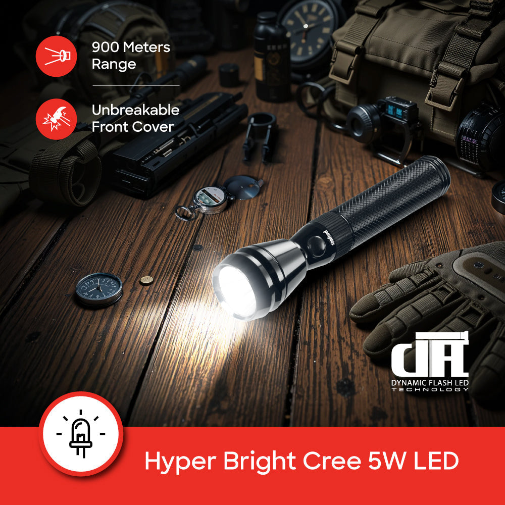 Sanford SF2637SL army series torch zoom lens detail