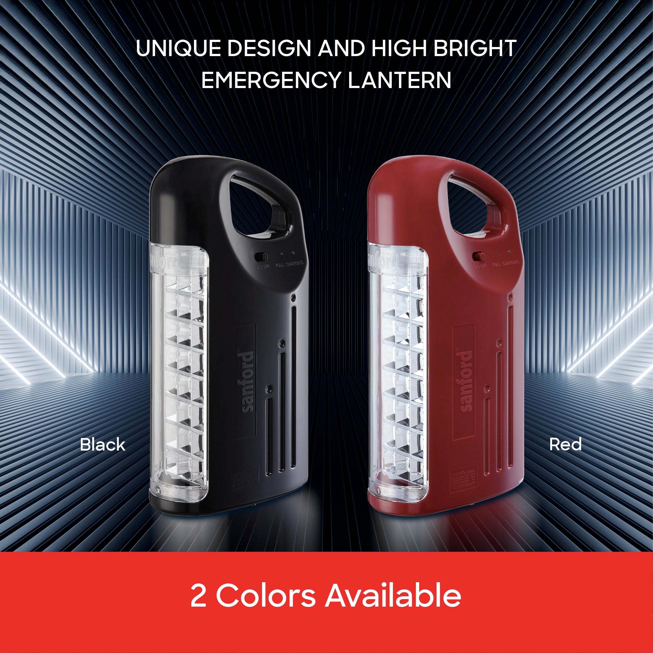 Sanford Rechargeable Emergency Lantern 24 LED 5W 430 Lumens with 60H Backup - SF2716EL Sanford KSA