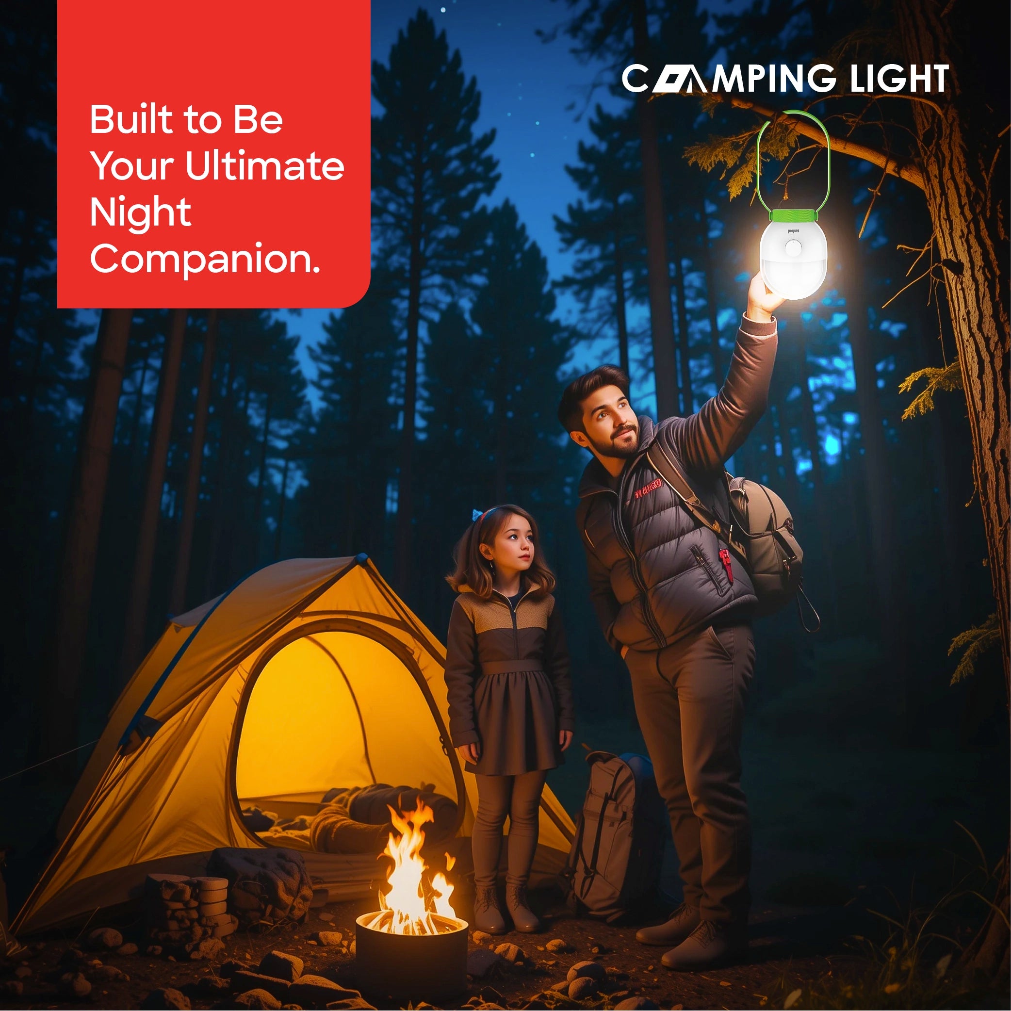 Sanford LED Emergency Lamp Rechargeable 360° Light with USB Charging - SF2731EL Sanford KSA