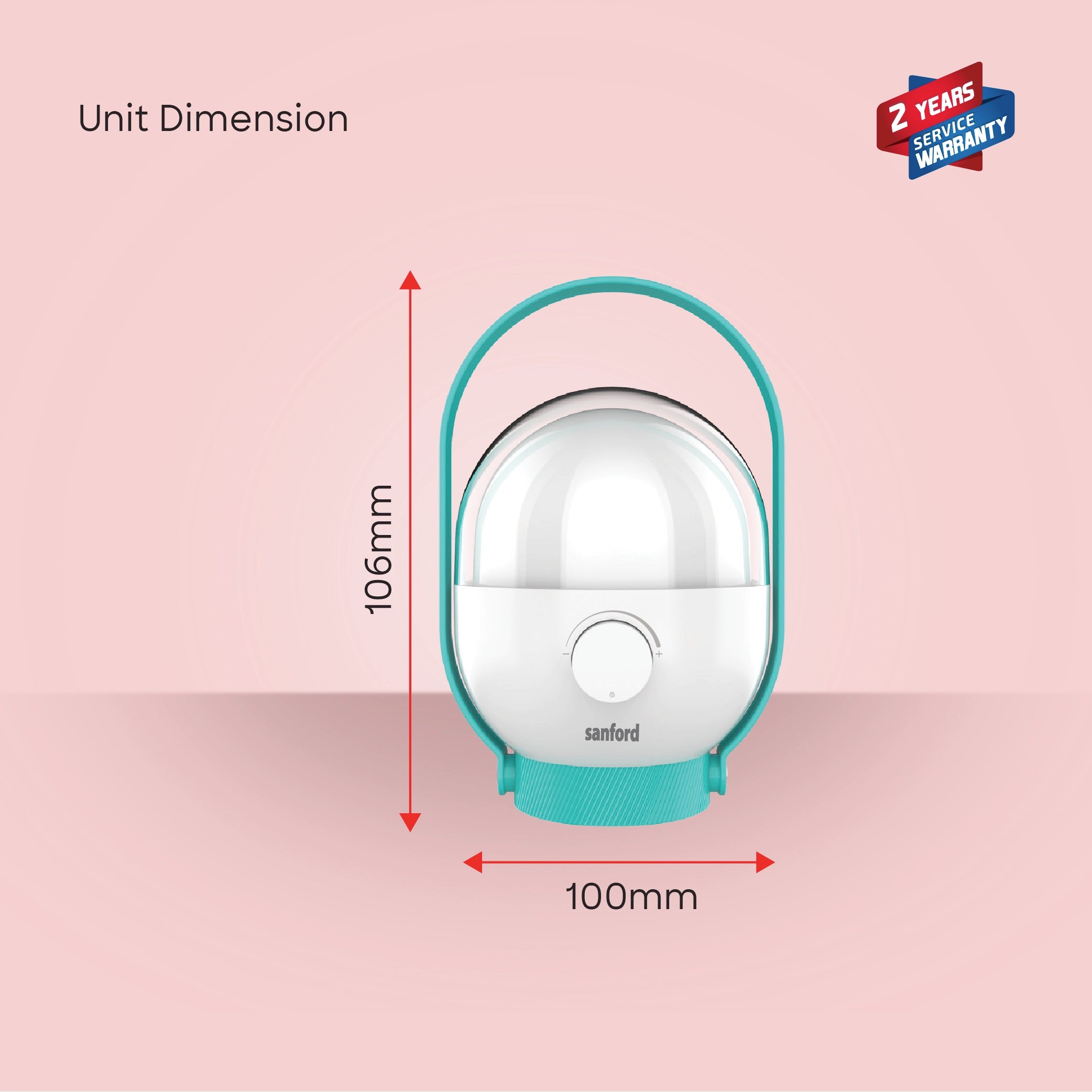 Sanford LED Emergency Lamp Rechargeable 360° Light with USB Charging - SF2731EL Sanford KSA