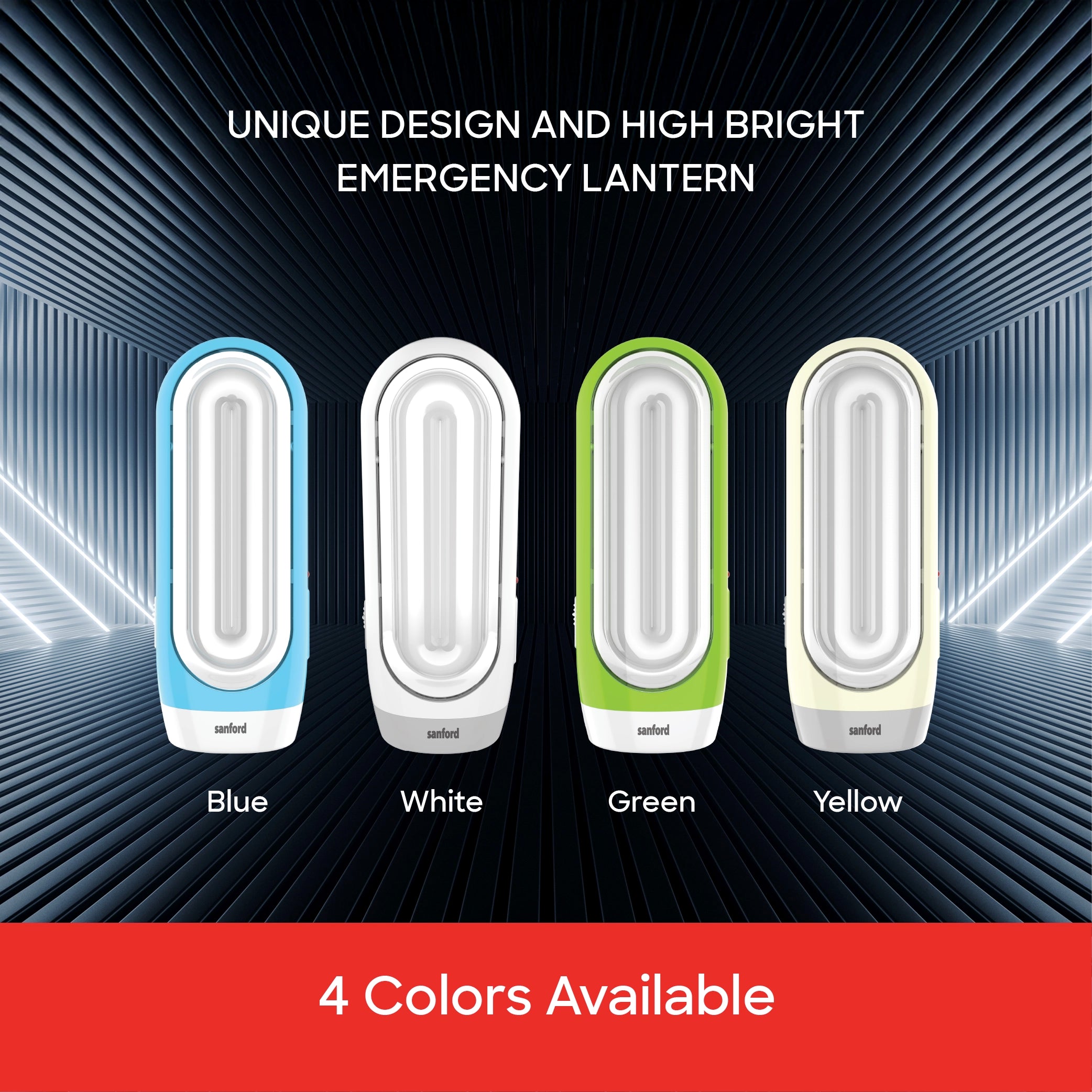 Sanford 2-in-1 Rechargeable LED Emergency Light Torch with 4H Backup Portable - SF2733EL Sanford KSA
