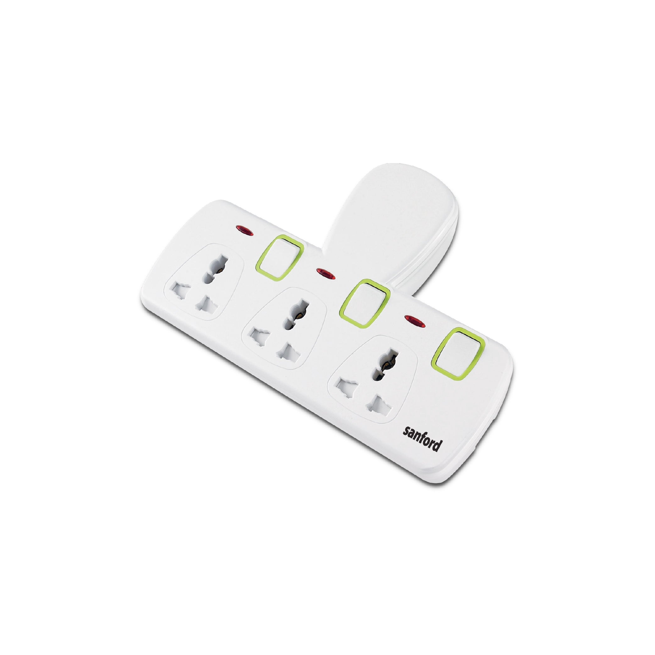 Sanford 3-Way High Load Universal Multi Adaptor 3250W Design - SF285ADP Sanford KSA