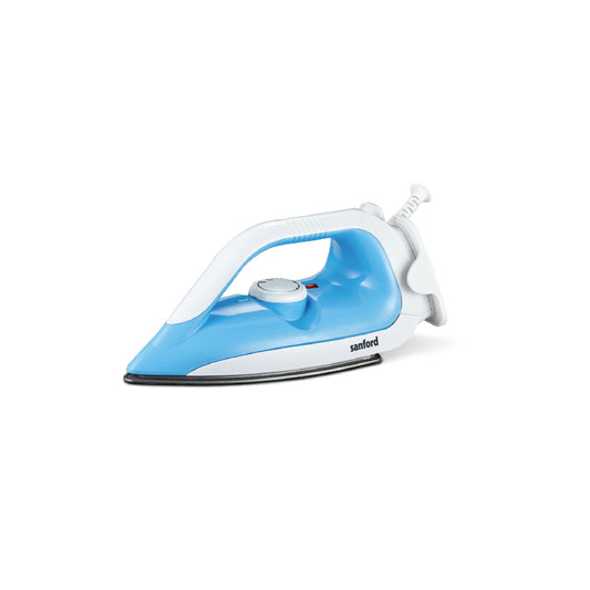 Sanford Dry Iron Heavy Weight 1100W with Non-Stick Soleplate, Adjustable Heat Control - SF30DI Sanford KSA