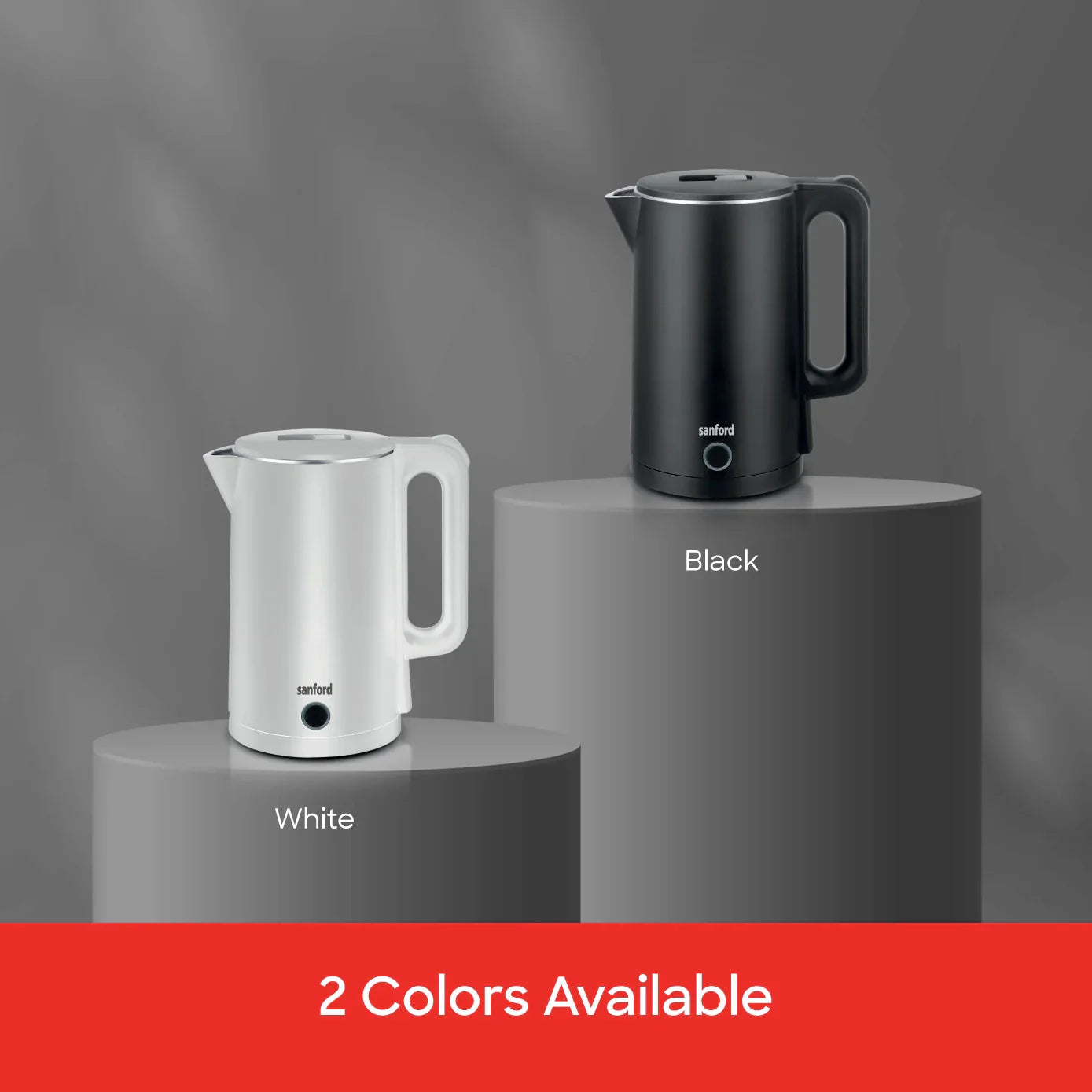 best electric kettle 1.8L double layer cordless sanford 5