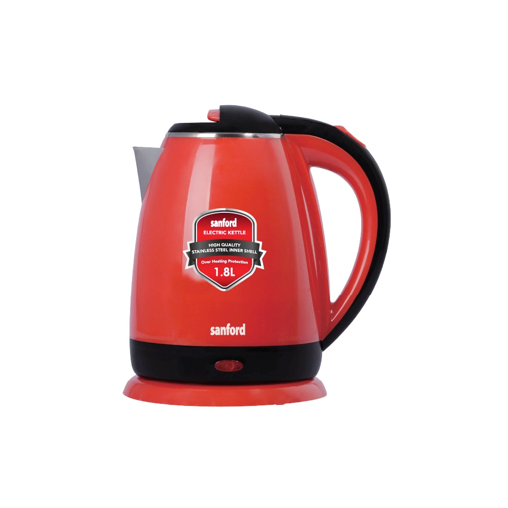 Sanford Electric Kettle 1.8L 1500W with Stainless Steel Inner Shell - SF3341EK Sanford KSA