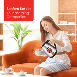 Sanford 1.8L Stainless Steel Electric Kettle 1500W Matte Finish - SF3343EK