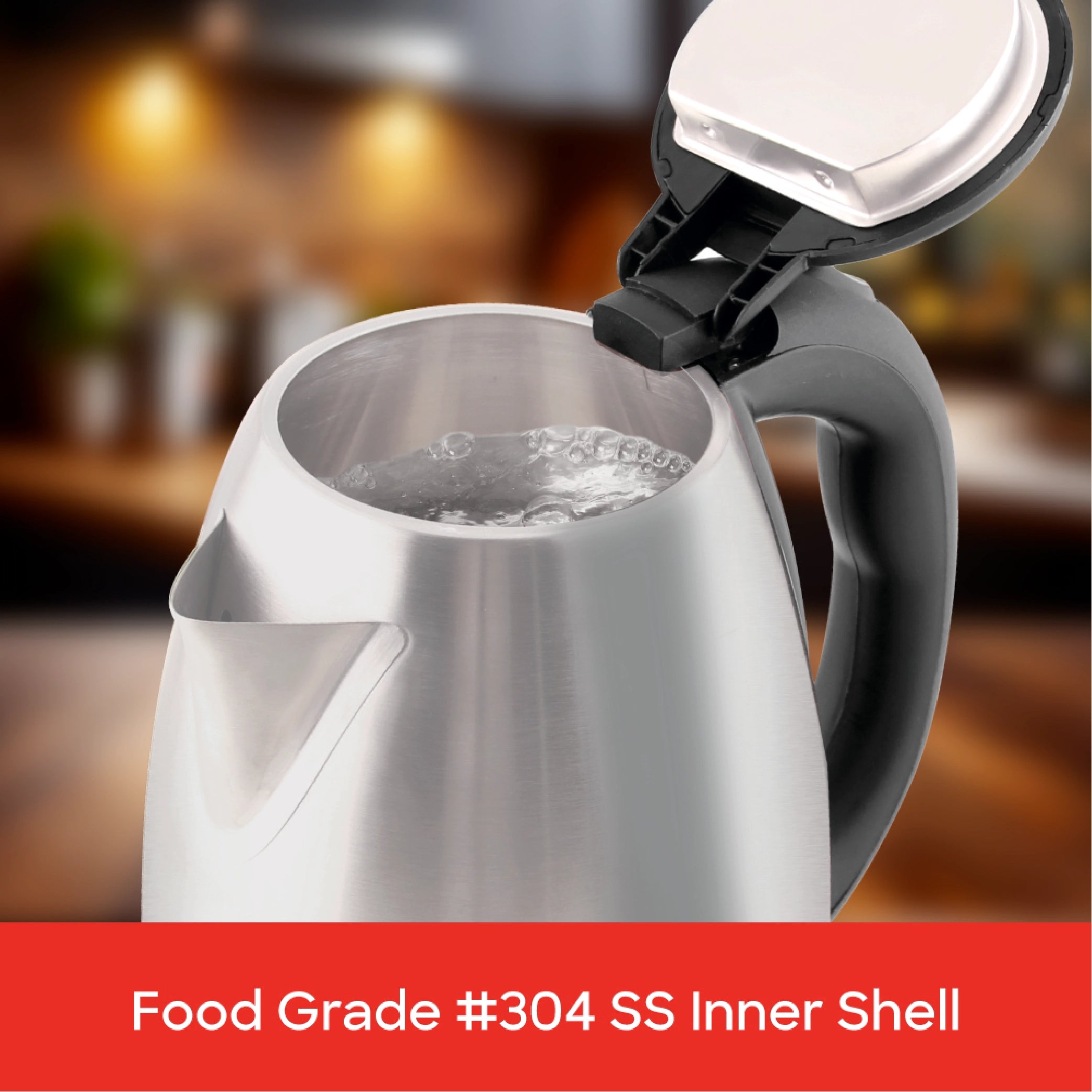 Sanford 1.8L Stainless Steel Electric Kettle 1500W Matte Finish - SF3343EK Sanford KSA
