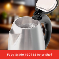 Sanford 1.8L Stainless Steel Electric Kettle 1500W Matte Finish - SF3343EK