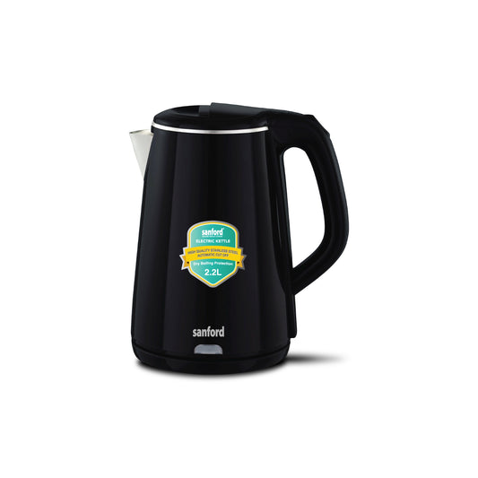 Sanford Electric Kettle 2.2L 1600W with Stainless Steel Inner Body - SF3363EK Sanford KSA