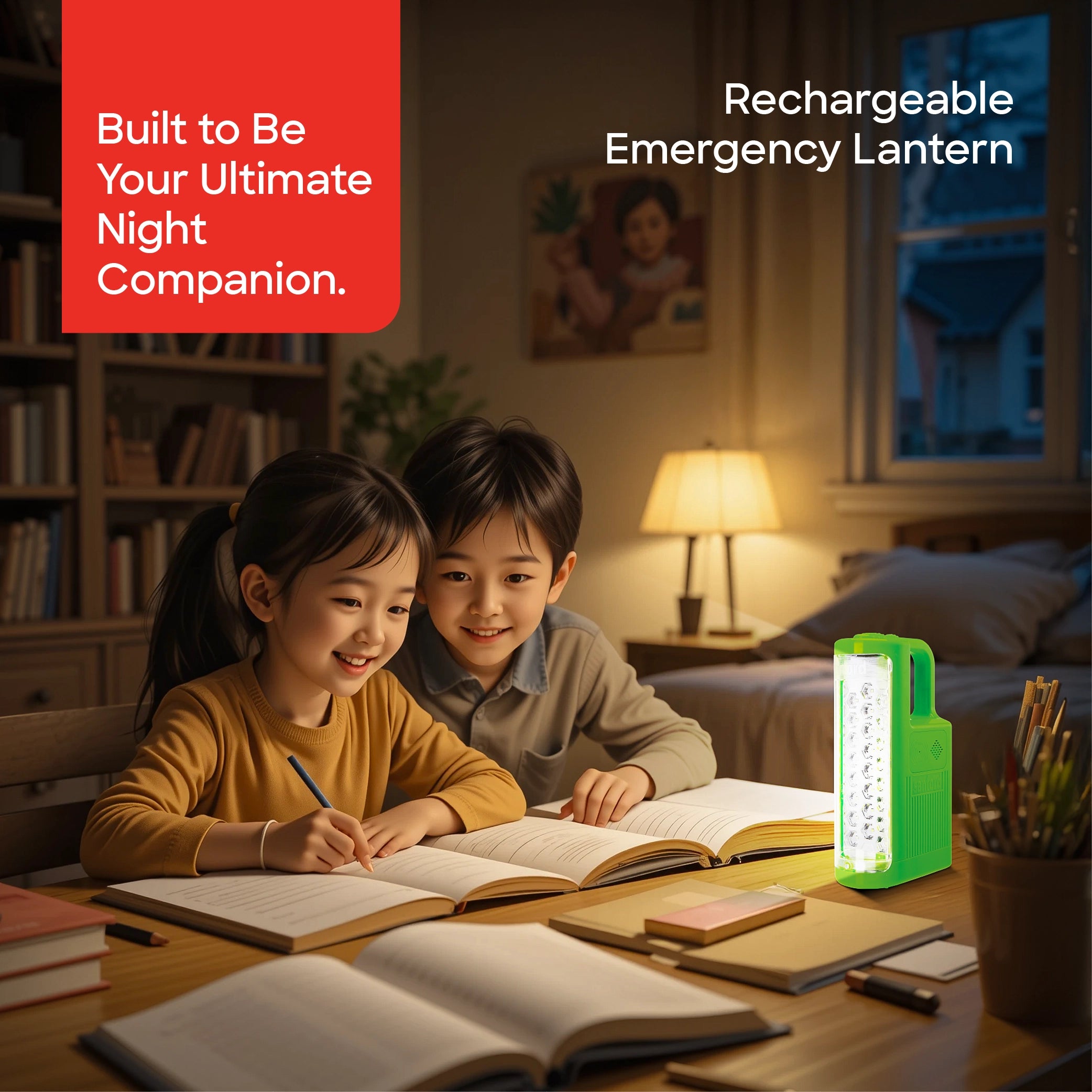 Sanford 2-in-1 Rechargeable Emergency Lantern Ultrasonic Pest Repeller 300 Lumens with 60H Backup - SF4302EL