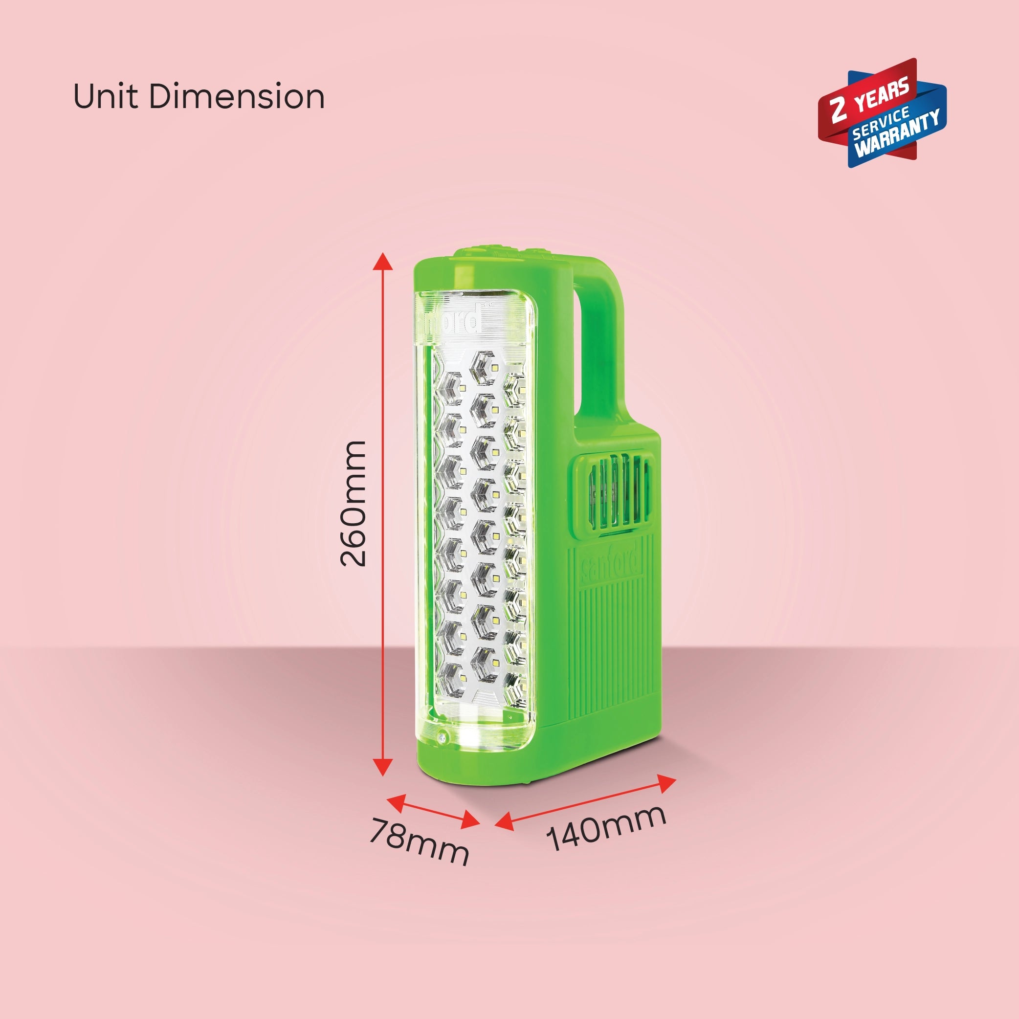Sanford 2-in-1 Rechargeable Emergency Lantern Insect Killer with 60H Backup Pest Control - SF4303EL Sanford KSA
