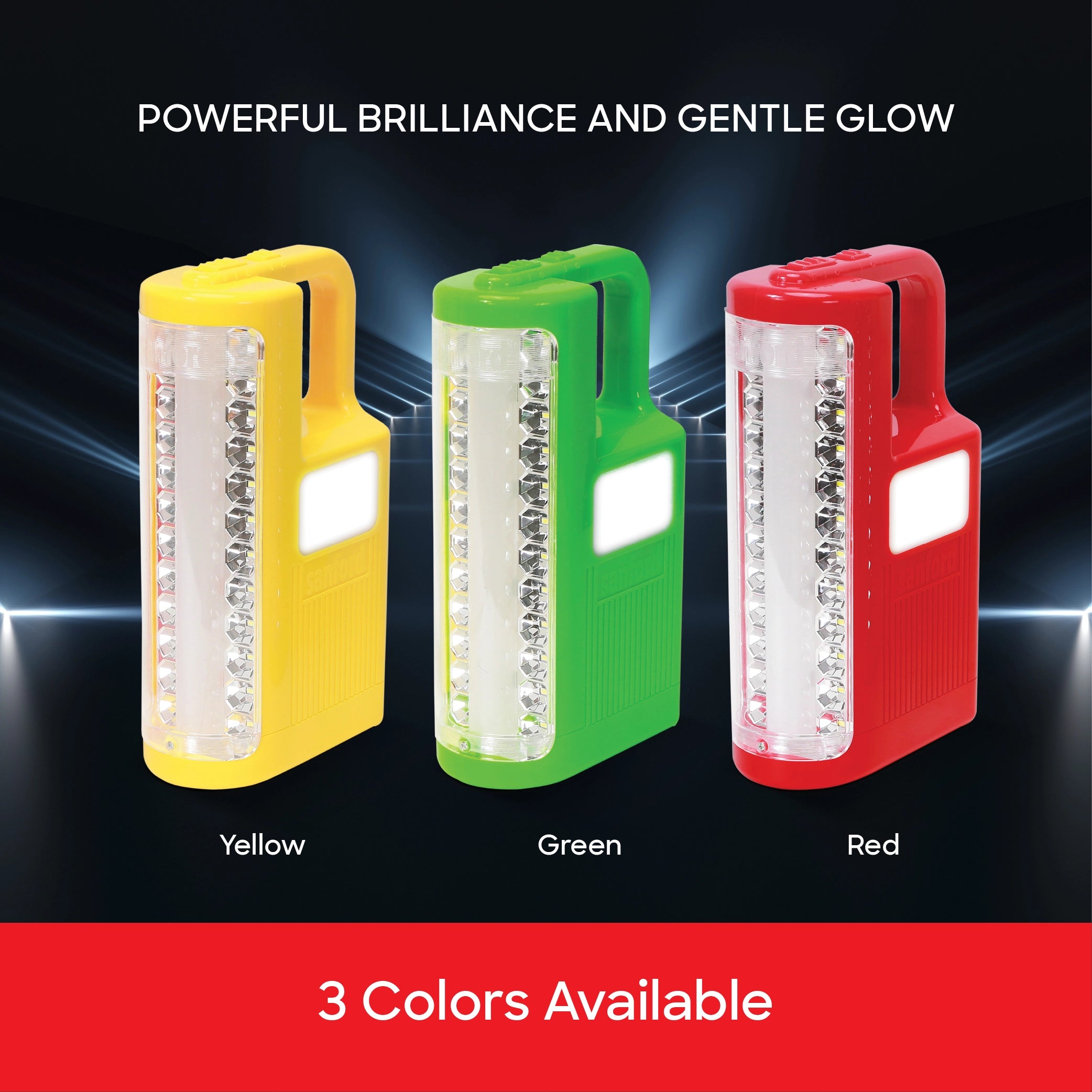 Sanford Rechargeable Emergency Lantern with RGB Light and Unbreakable Cover - SF4304EL Sanford KSA
