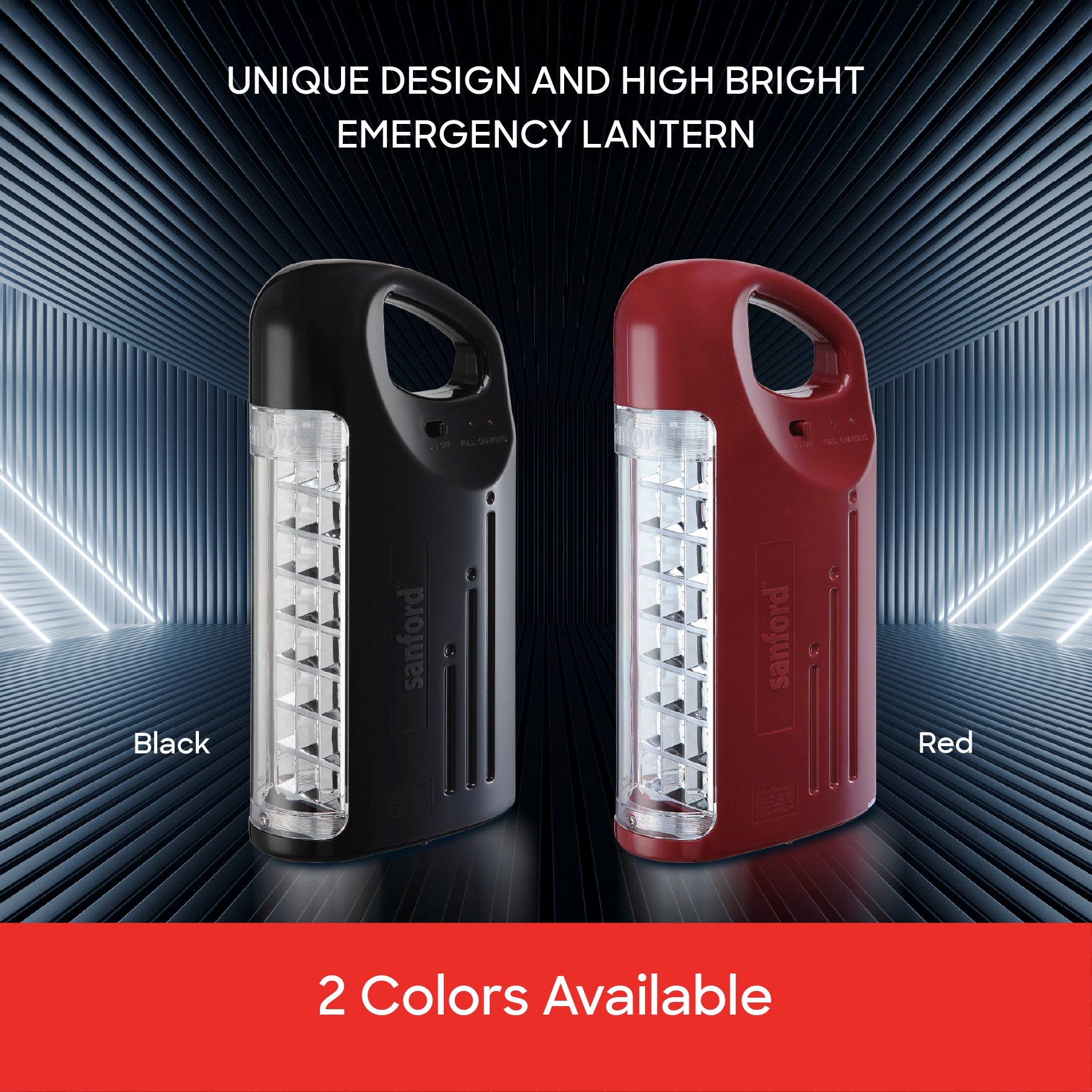 Sanford Emergency Lantern Rechargeable 430 Lumens with 4D Reflector - SF4316EL Sanford KSA