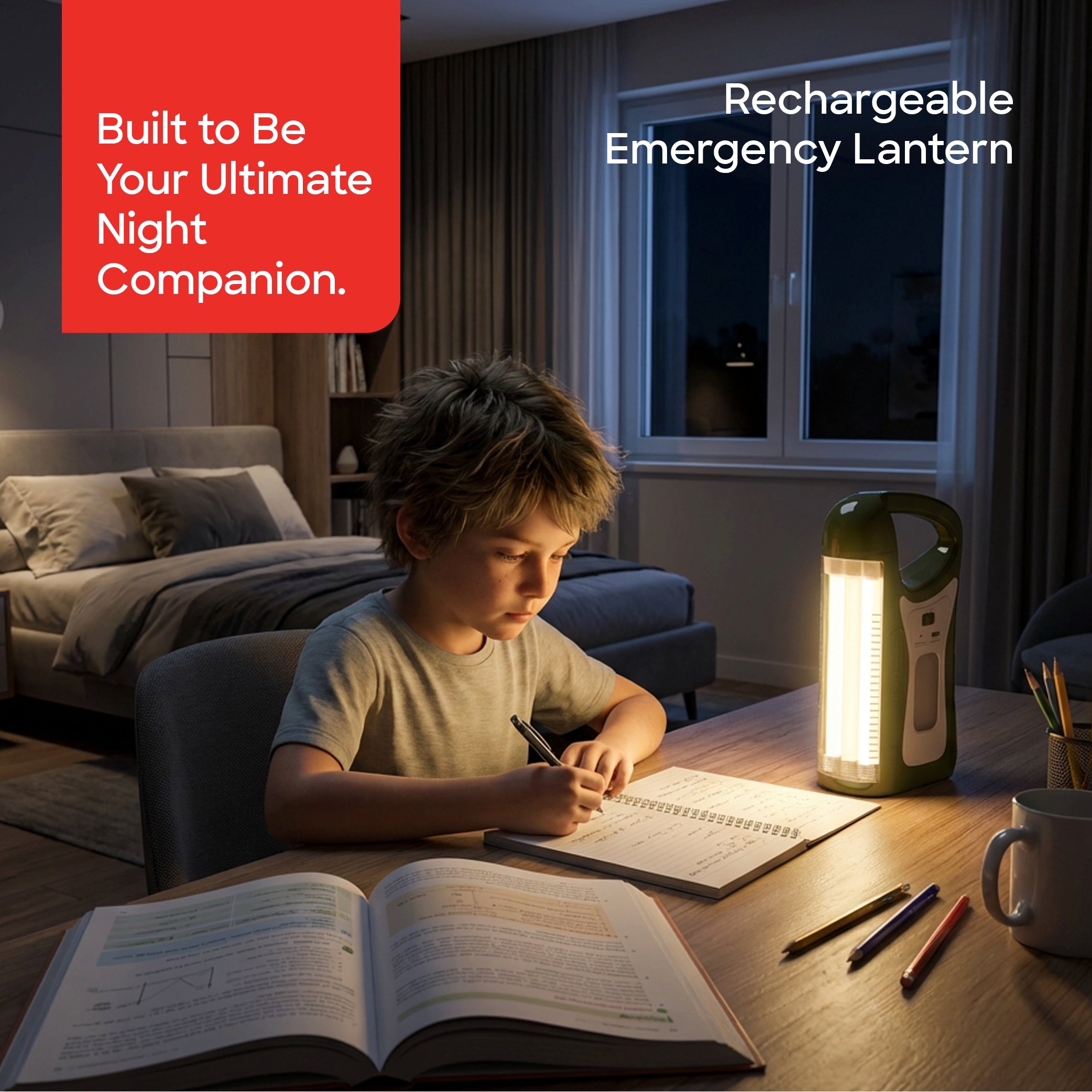 Sanford Emergency Lantern Rechargeable 2 in 1 550 Lumens - SF4320EL Sanford KSA
