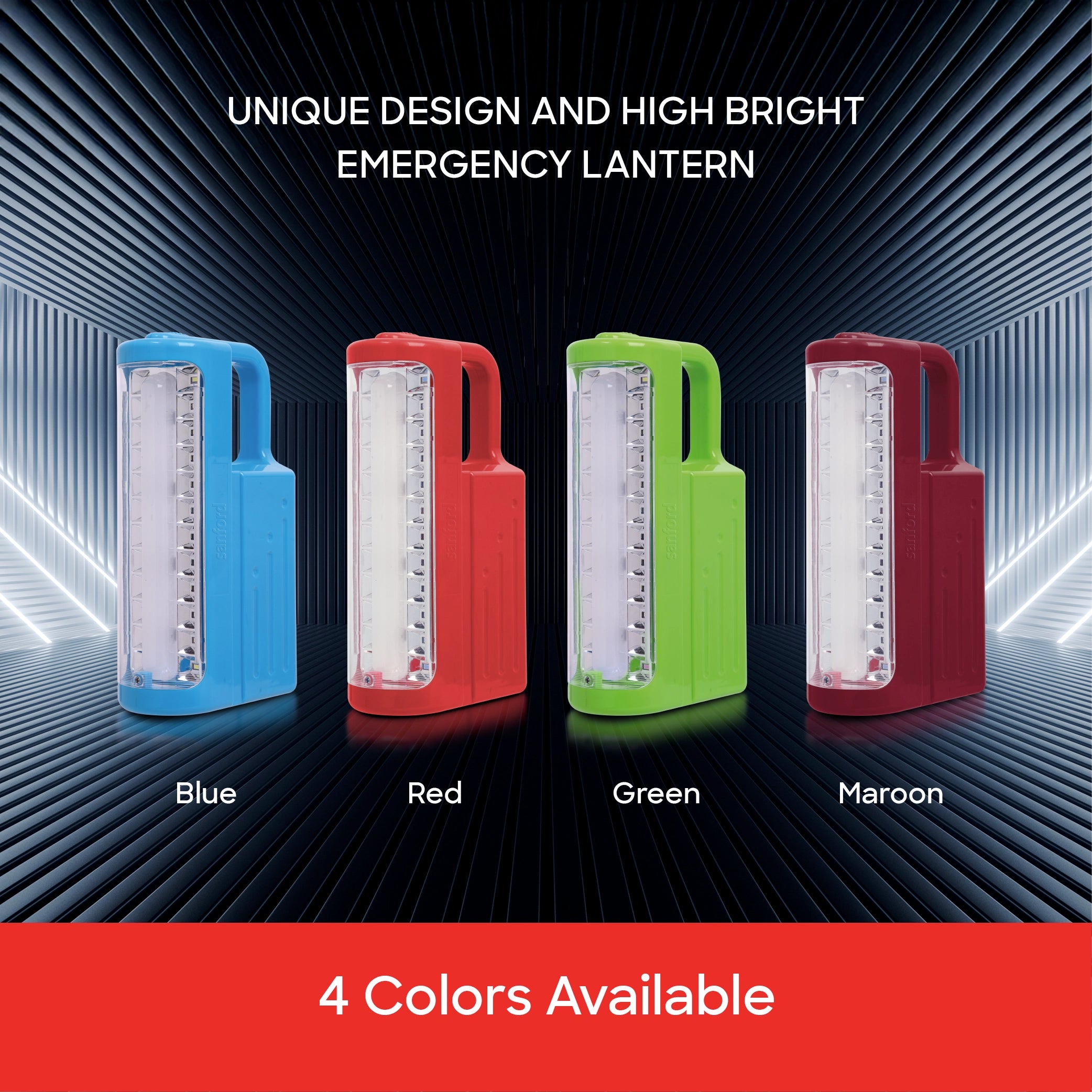 Sanford 2-in-1 Rechargeable Emergency Lantern with 60H Backup - SF4320EL-B Sanford KSA