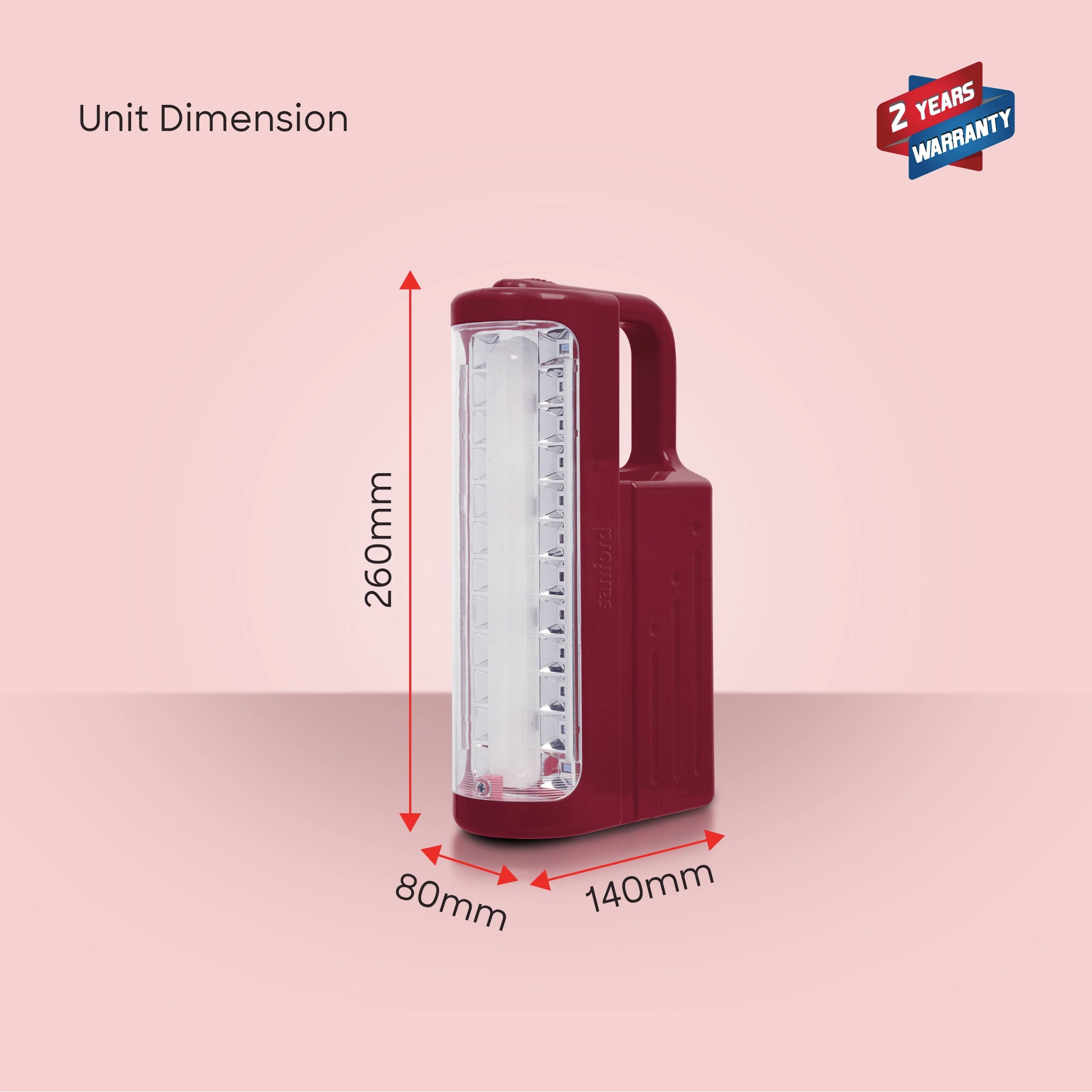 Sanford 2-in-1 Rechargeable Emergency Lantern with 60H Backup - SF4320EL-B Sanford KSA