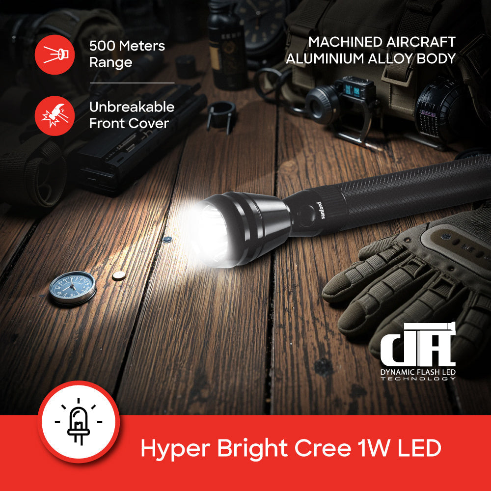 Sanford SF439SL army series compact torch zoom lens detail
