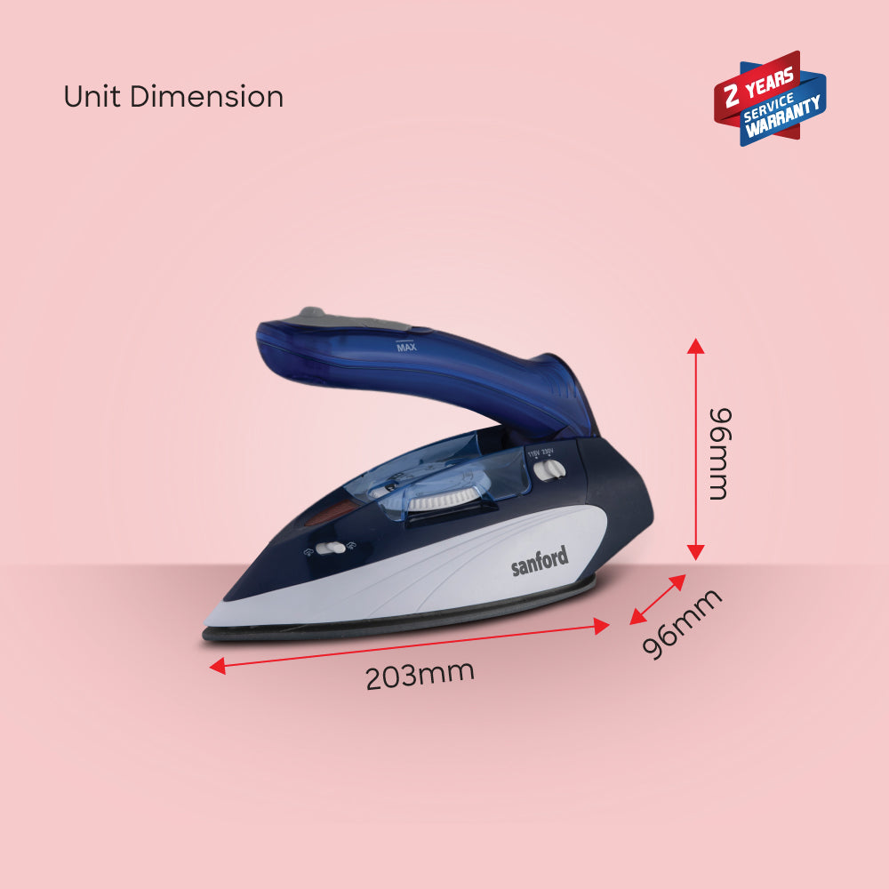 Sanford SF44TSI portable iron in use demonstration