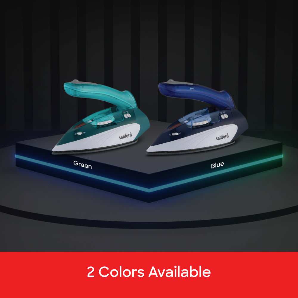 Sanford SF44TSI travel steam iron folded compact view