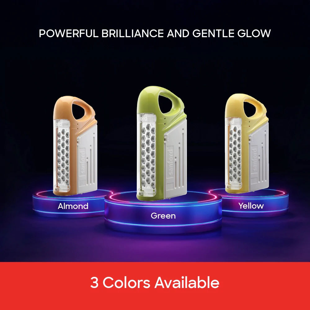 best rechargeable emergency lantern 24 LED 6v 3 modes sanford 5