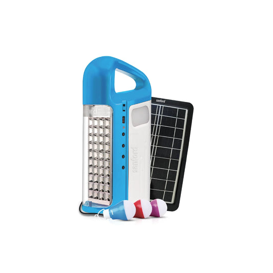 Sanford Rechargeable Lantern with Solar Panel, USB and 80 LEDs | SF455ELC Sanford KSA