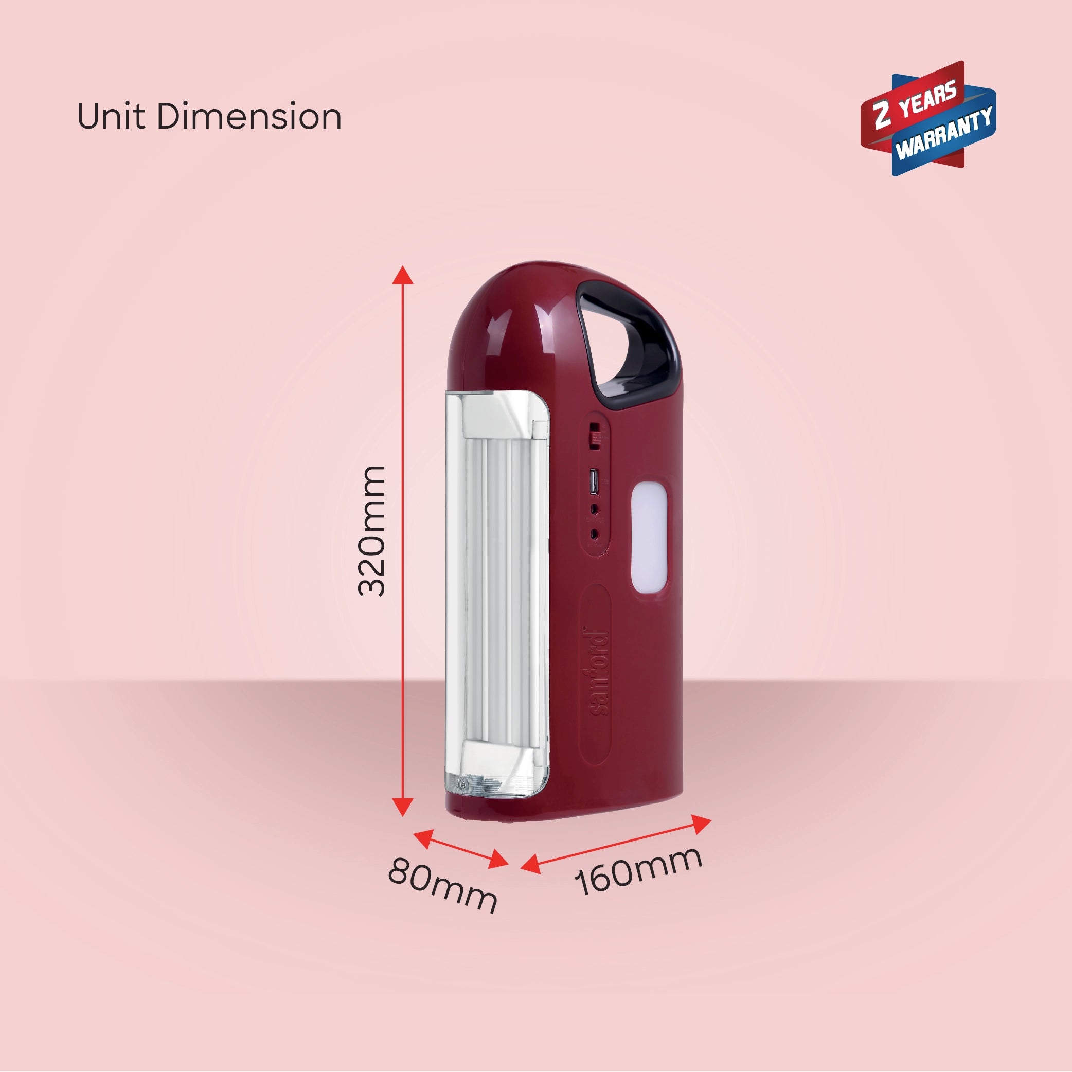 Sanford Rechargeable Emergency Lantern 90 SMD LED with 100H Backup - SF465EL Sanford KSA