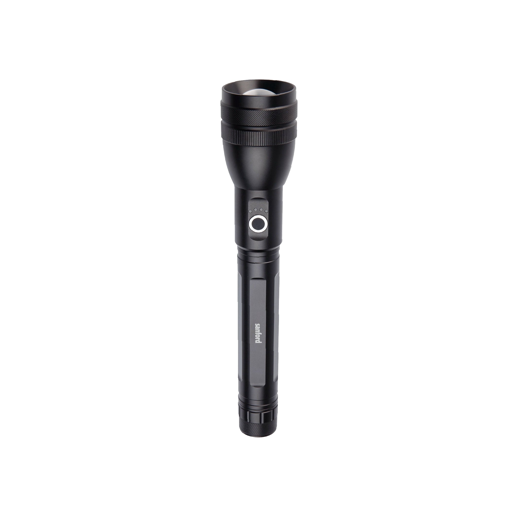 Sanford LED Flashlight Torch PowerBlast 20W Rechargeable Zoom 2500m Tactical with Glass Breaker - SF4667SL-A Sanford KSA