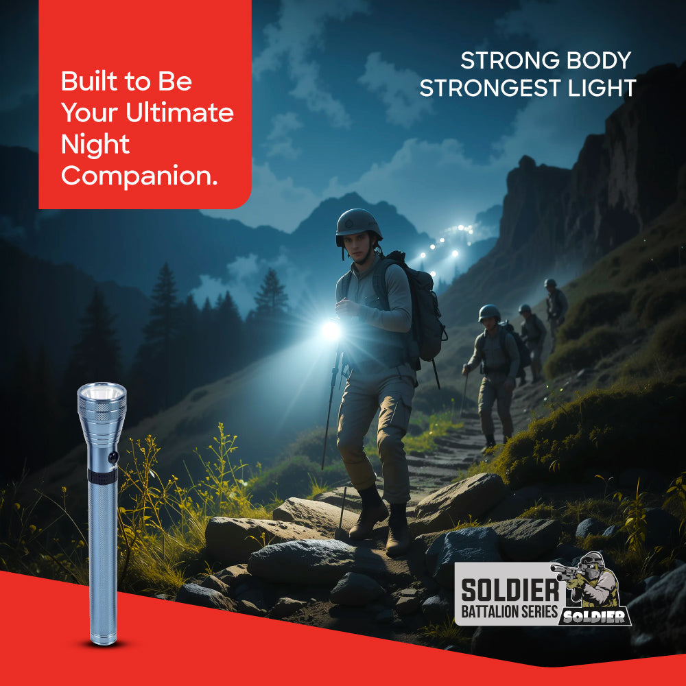 Sanford SF4668SL rechargeable torch 1800m range 420 lumens