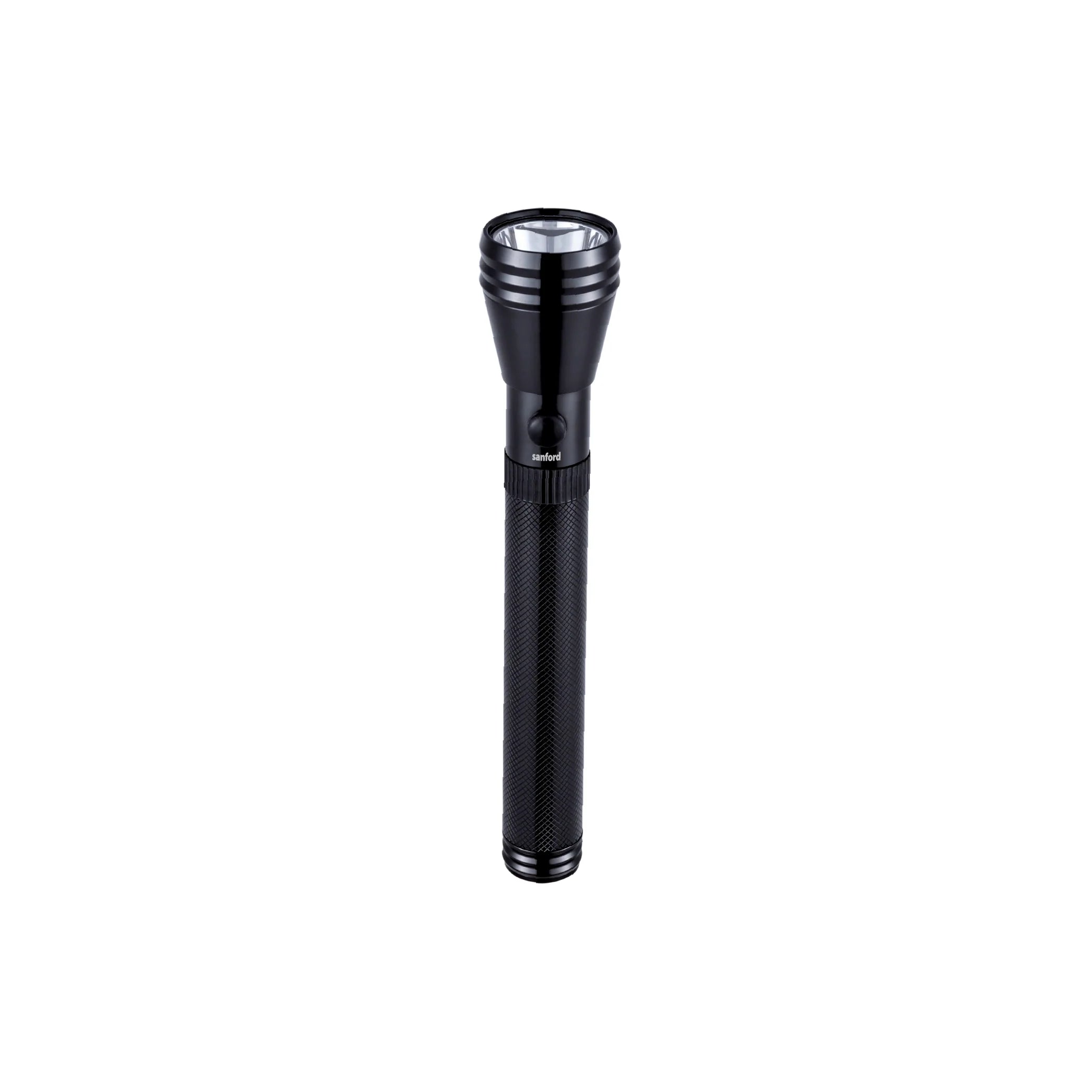 Rechargeable LED flashlight torch 580 lumens 2200m range aluminum body sanford 1